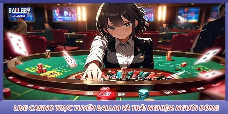 Live casino trực tuyến ball88 và trải nghiệm người dùng
